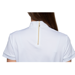 Polo de concours Flags & Cup Isla manches courtes Blanc Polo de concours Flags & Cup Isla manches courtes Blanc