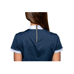 Polo de concours Flags & Cup Isla manches courtes Marine Bleu marine