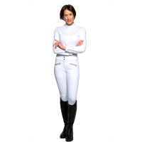 Pantalon Flags & Cup Tulipa femme Blanc