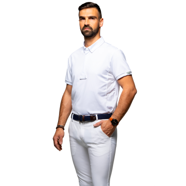 Polo de concours Flags & Cup garçon Wako manches courtes Polo de concours Flags & Cup garçon Wako manches courtes