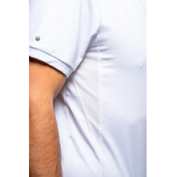 Polo de concours Flags & Cup garçon Wako manches courtes Blanc Polo de concours Flags & Cup garçon Wako manches courtes Blanc