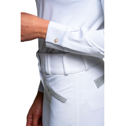 Polo de concours Flags & Cup Arizona manches longues Blanc Polo de concours Flags & Cup Arizona manches longues Blanc