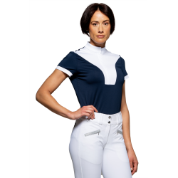 Polo de concours Flags & Cup Arizona manches courtes Marine Bleu marine