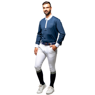 Polo de concours Flags & Cup homme Wako manches longues Polo de concours Flags & Cup homme Wako manches longues