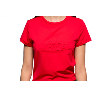 T-shirt Flags & Cup femme Malata T-shirt Flags & Cup femme Malata
