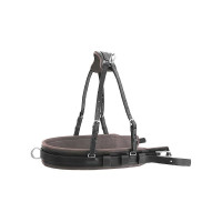 Harnais JM de luxe pour calèche Marron foncé Harnais JM de luxe pour calèche Marron foncé