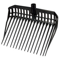 Fourche à copeaux EcoFork sans manche Noir