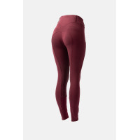Pantalon fond intégral grip toutes saisons Horze Mira Bordeaux marron