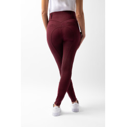 Pantalon fond intégral grip toutes saisons Horze Mira Bordeaux marron Pantalon fond intégral grip toutes saisons Horze Mira Bordeaux marron