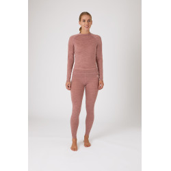Pantalon sous-vêtement mélange laine Roxie femme B Vertigo Vieux rose