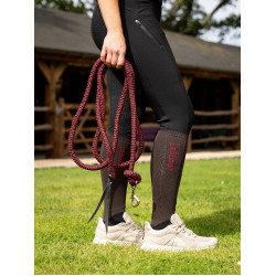 Longe LeMieux d'entrainement Noir / rouge Longe LeMieux d'entrainement Noir / rouge