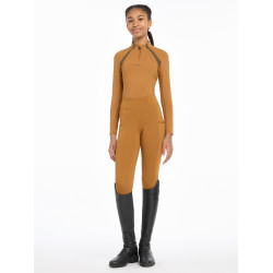 Sous-vêtement mesh Mia LeMieux Young Rider manches longues Ginger Marron Sous-vêtement mesh Mia LeMieux Young Rider manches longues Ginger Marron