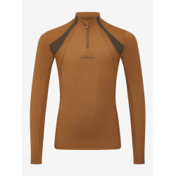 Sous-vêtement mesh Mia LeMieux Young Rider manches longues Ginger Marron Sous-vêtement mesh Mia LeMieux Young Rider manches longues Ginger Marron