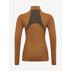 Sous-vêtement mesh Mia LeMieux Young Rider manches longues Ginger Marron Sous-vêtement mesh Mia LeMieux Young Rider manches longues Ginger Marron