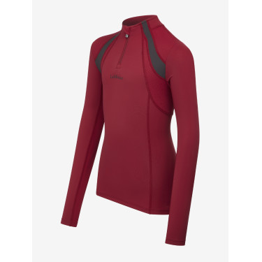 Sous-vêtement mesh Mia LeMieux Young Rider manches longues Ember Bordeaux Sous-vêtement mesh Mia LeMieux Young Rider manches longues Ember Bordeaux