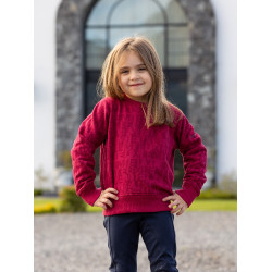 Pull Mini LeMieux Casey Crew Ember Bordeaux