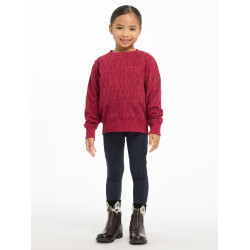Pull Mini LeMieux Casey Crew Ember Bordeaux