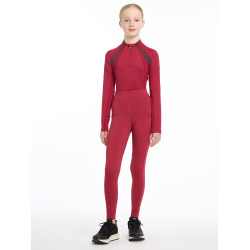 Legging LeMieux Orla Young Rider Ember Bordeaux Legging LeMieux Orla Young Rider Ember Bordeaux