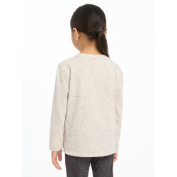 T-shirt à manches longues Mini LeMieux Jessie Ecru / nep Blanc