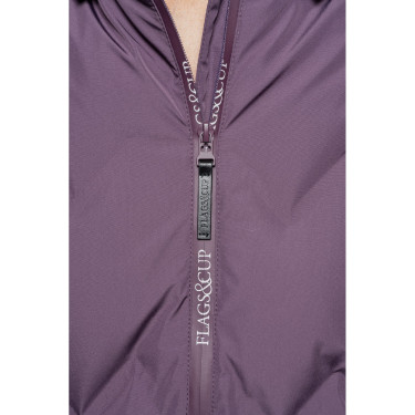 Doudoune femme Flags & Cup imperméable Napasoq Prune Doudoune femme Flags & Cup imperméable Napasoq Prune
