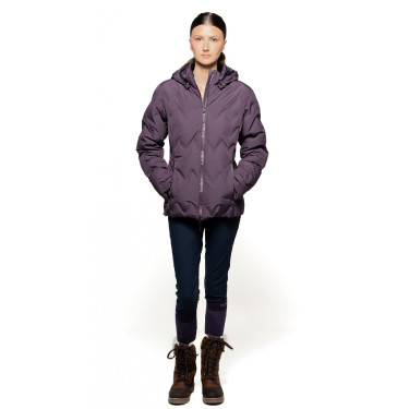 Doudoune femme Flags & Cup imperméable Napasoq Prune Doudoune femme Flags & Cup imperméable Napasoq Prune
