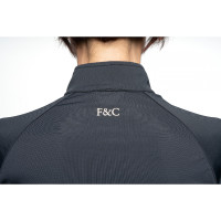 Polo technique Flags & Cup respirant femme Isorteq Noir Polo technique Flags & Cup respirant femme Isorteq Noir