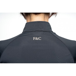 Polo technique Flags & Cup respirant femme Isorteq Noir Polo technique Flags & Cup respirant femme Isorteq Noir