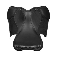 Selle polyvalente Bernini avec panneaux en latex Acavallo Noir Selle polyvalente Bernini avec panneaux en latex Acavallo Noir