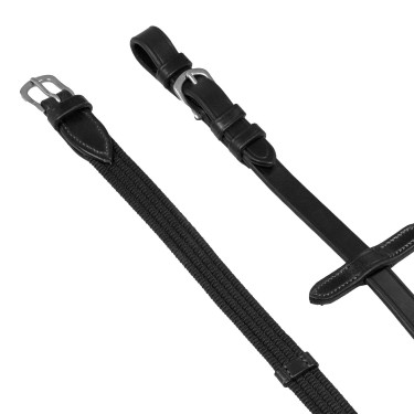 Rênes en nylon avec boucles en cuir Acavallo Rênes en nylon avec boucles en cuir Acavallo