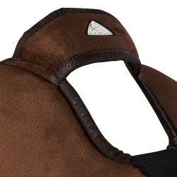 Amortisseur Piuma-FS WFS-FS avec poches en suède et rehausseur avant Acavallo Marron / marron Amortisseur Piuma-FS WFS-FS avec poches en suède et rehausseur avant Acavallo Marron / marron