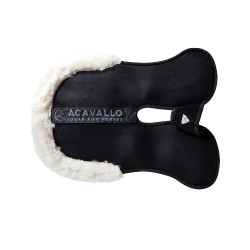 Amortisseur Piuma-FS WFS-FS avec poches en suède et rehausseur arrière Acavallo Noir / naturel Amortisseur Piuma-FS WFS-FS avec poches en suède et rehausseur arrière Acavallo Noir / naturel
