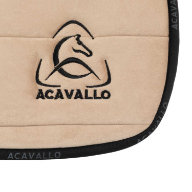 Tapis de selle JS CW-3DS matelassé louvre et bambou Acavallo Tapis de selle JS CW-3DS matelassé louvre et bambou Acavallo