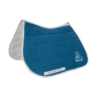 Tapis de selle JS CW-3DS matelassé louvre et bambou Acavallo Tapis de selle JS CW-3DS matelassé louvre et bambou Acavallo