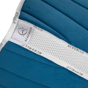 Tapis de selle JS CW-3DS matelassé louvre et bambou Acavallo Tapis de selle JS CW-3DS matelassé louvre et bambou Acavallo