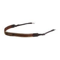Collier de chasse simple avec bande élastique Acavallo Marron foncé