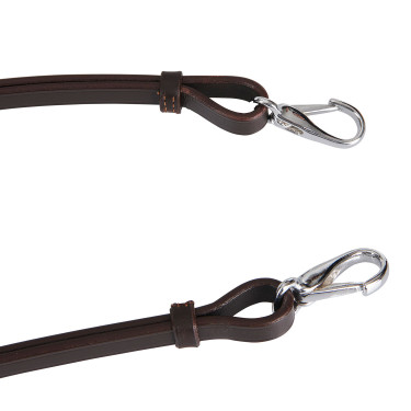 Collier de chasse simple avec bande élastique Acavallo Marron foncé