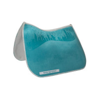 Tapis de selle édition spéciale DS CW-3DS louvre & bambou avec grip en silicone Acavallo Bleu ciel