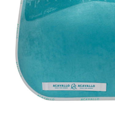 Tapis de selle édition spéciale DS CW-3DS louvre & bambou avec grip en silicone Acavallo Tapis de selle édition spéciale DS CW-3DS louvre & bambou avec grip en silicone Acavallo