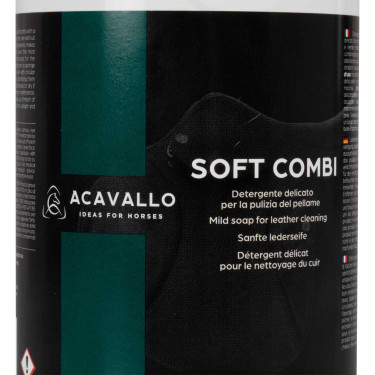 Savon doux nettoyage du cuir 500 ml Acavallo Savon doux nettoyage du cuir 500 ml Acavallo