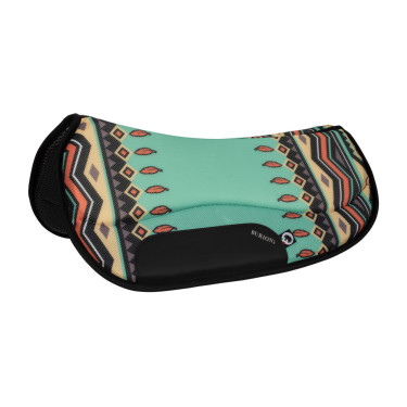 Tapis de selle TTech Barrel nouveau design Burioni Vert indi Multi-couleurs