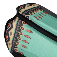 Tapis de selle TTech Barrel nouveau design Burioni Vert indi Multi-couleurs