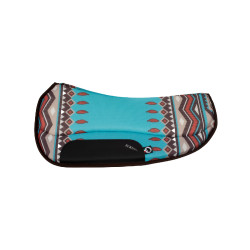 Tapis de selle TTech Barrel nouveau design Burioni Bleu clair indi