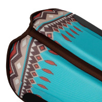 Tapis de selle TTech Barrel nouveau design Burioni Bleu clair indi