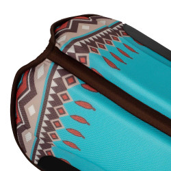 Tapis de selle TTech Barrel nouveau design Burioni Bleu clair indi