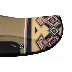 Tapis de selle TTech Barrel nouveau design Burioni Crème rombi Kaki