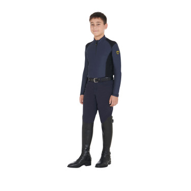 Sous-vêtement de base pour garçons en tissu technique Equestro Sous-vêtement de base pour garçons en tissu technique Equestro