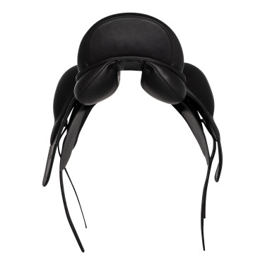 Selle de dressage en cuir doublé Equestro Selle de dressage en cuir doublé Equestro