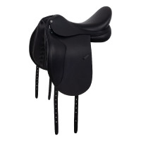 Selle de dressage avec taquets amovibles Equestro Noir