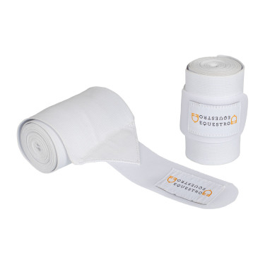 Bandages élastiques avec fermeture velcro Equestro Bandages élastiques avec fermeture velcro Equestro