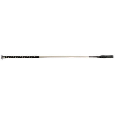 Cravache d'obstacle 65 cm Argent